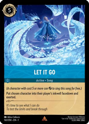 Let It Go (163/204) [The First Chapter] Cold Foil - Deck Out Gaming