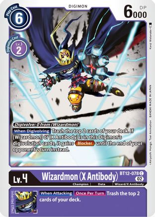 Wizardmon (X Antibody) (BT12-078) [Across Time]