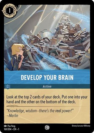 Develop Your Brain (161/204) [The First Chapter] Cold Foil - Deck Out Gaming