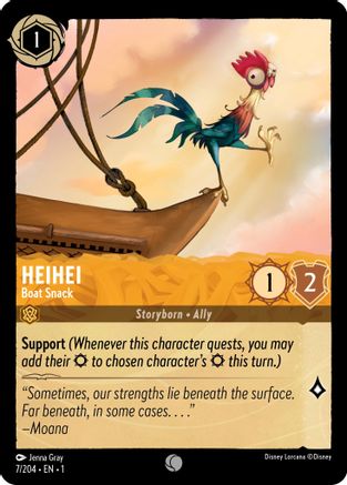 Heihei - Boat Snack (7/204) [The First Chapter] Cold Foil - Deck Out Gaming