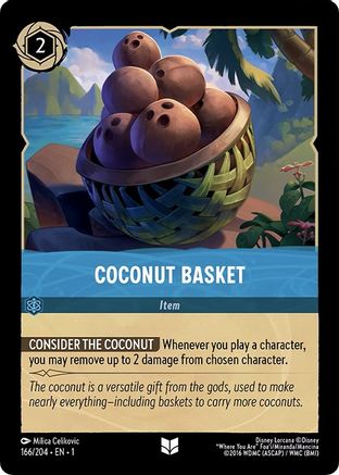 Coconut Basket (166/204) [The First Chapter] Cold Foil - Deck Out Gaming