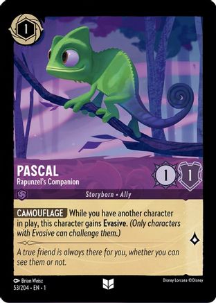 Pascal - Rapunzel's Companion (53/204) [The First Chapter] Cold Foil - Deck Out Gaming