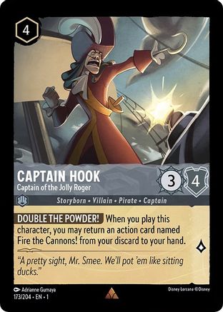 Captain Hook - Captain of the Jolly Roger (173/204) [The First Chapter] Cold Foil