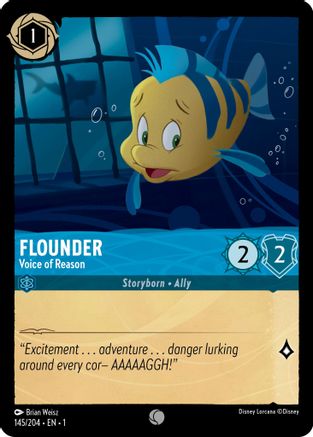 Flounder - Voice of Reason (145/204) [The First Chapter] Cold Foil - Deck Out Gaming