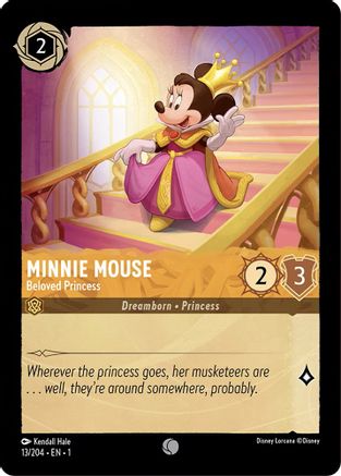 Minnie Mouse - Beloved Princess (13/204) [The First Chapter] - Deck Out Gaming