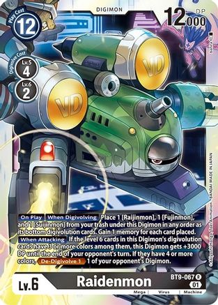 Raidenmon (BT9-067) [Revision Pack Cards]