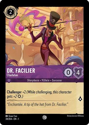 Dr. Facilier - Charlatan (38/204) [The First Chapter] - Deck Out Gaming