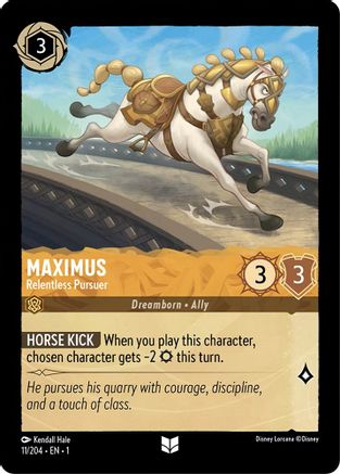 Maximus - Relentless Pursuer (11/204) [The First Chapter] Cold Foil - Deck Out Gaming