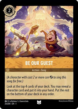 Be Our Guest (25/204) [The First Chapter] Cold Foil - Deck Out Gaming