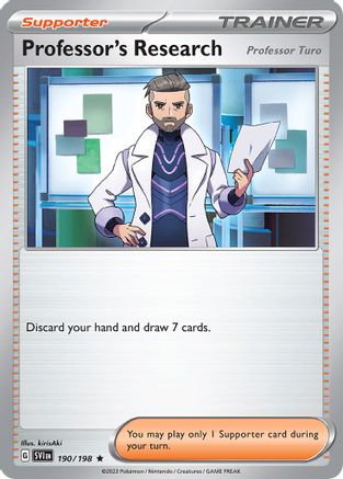 Professor's Research - 190/198 (Deck Exclusive) [SV01: Scarlet & Violet Base Set] - Deck Out Gaming