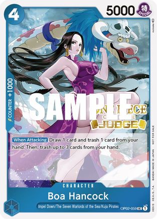 Boa Hancock (Judge) (OP02-059) [One Piece Promotion Cards] Foil
