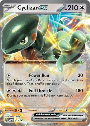 Cyclizar ex (18) [SV: Scarlet & Violet Promo Cards] Holofoil - Deck Out Gaming