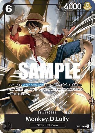 Monkey.D.Luffy (Pirates Party Vol. 3) (P-035) [One Piece Promotion Cards]