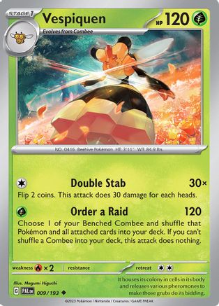 Vespiquen (9) [SV02: Paldea Evolved] Reverse Holofoil - Deck Out Gaming