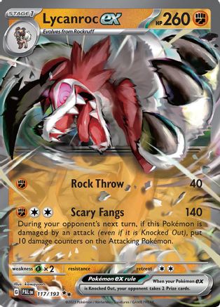 Lycanroc ex (117) [SV02: Paldea Evolved] Holofoil - Deck Out Gaming