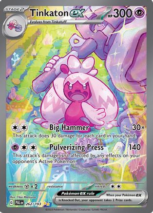 Tinkaton ex - 262/193 (262) [SV02: Paldea Evolved] Holofoil - Deck Out Gaming