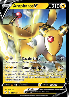 Ampharos V [SWSH04: Vivid Voltage] - Deck Out Gaming