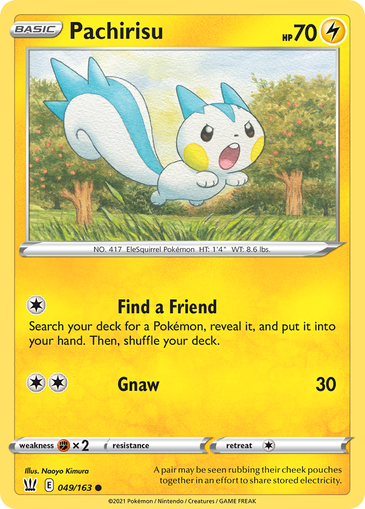Pachirisu [SWSH05: Battle Styles] Reverse Holofoil - Deck Out Gaming