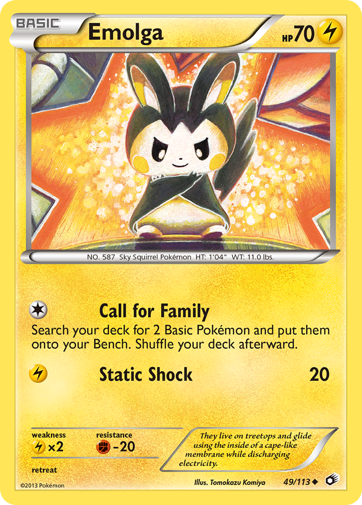 Emolga (49) [Legendary Treasures] Reverse Holofoil - Deck Out Gaming