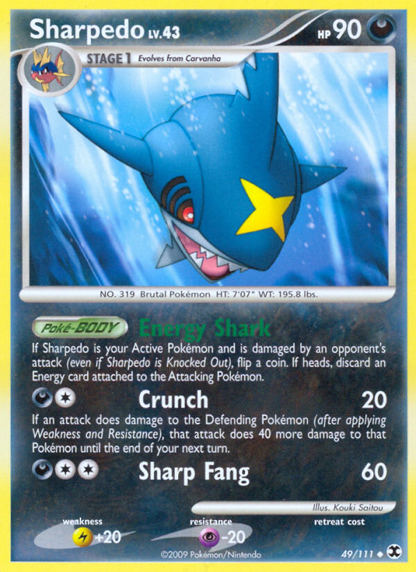 Sharpedo (49) [Rising Rivals] Reverse Holofoil - Deck Out Gaming