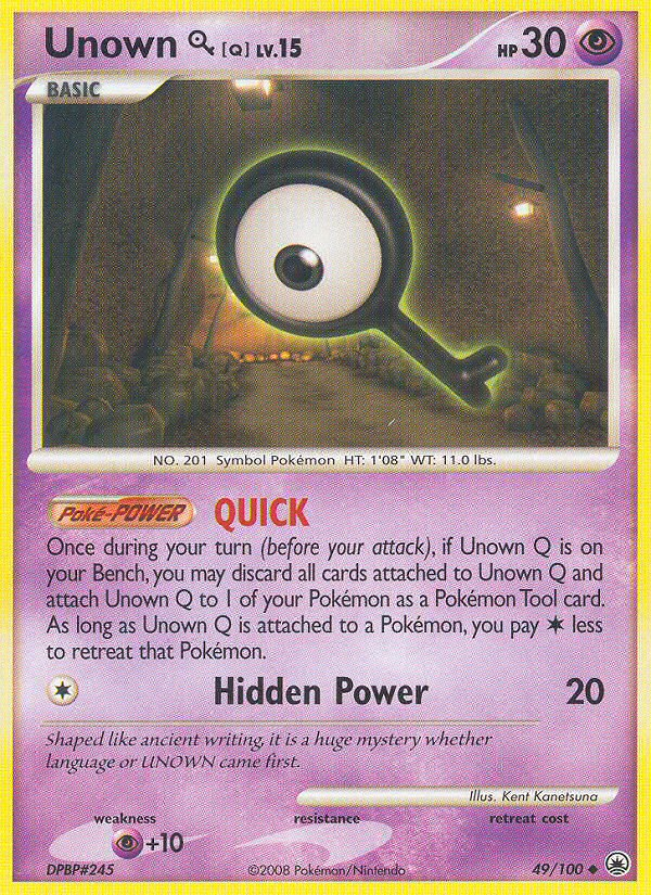 Unown [Q] (49) [Majestic Dawn] Reverse Holofoil - Deck Out Gaming