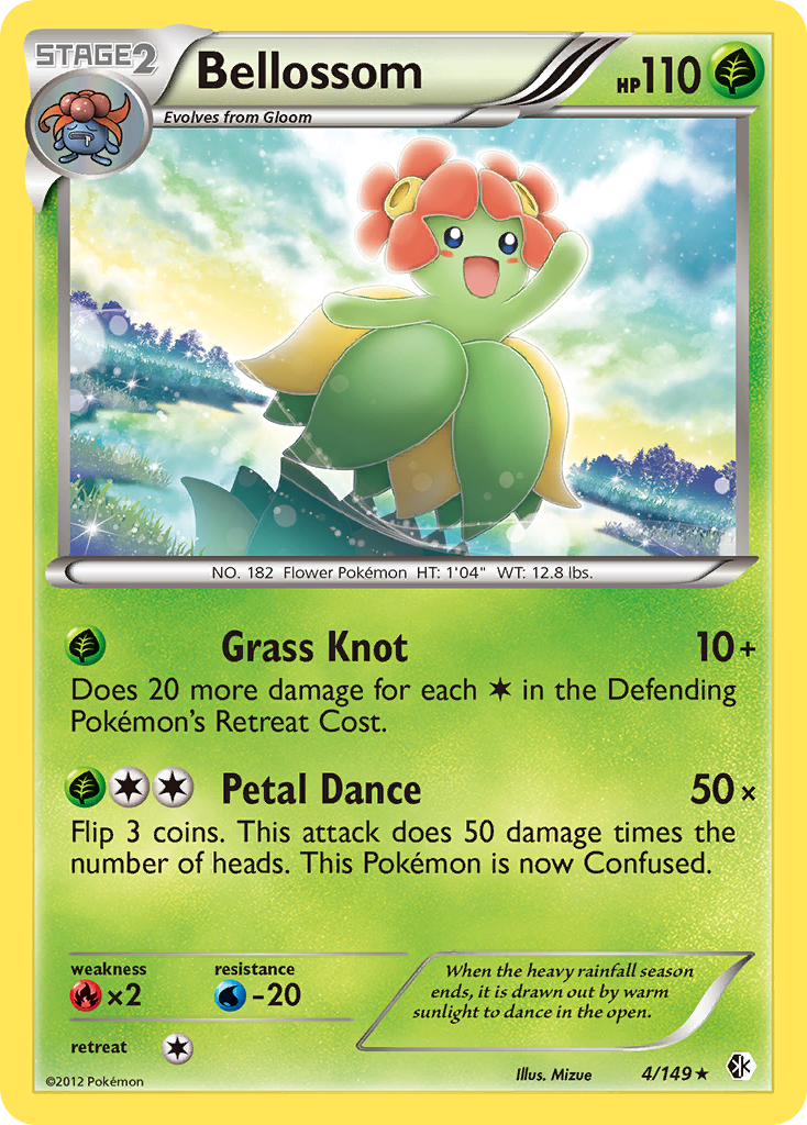 Bellossom (4) [Boundaries Crossed] Reverse Holofoil - Deck Out Gaming