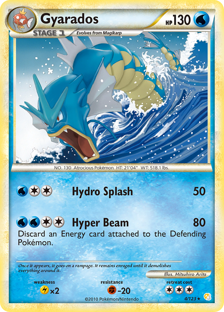 Gyarados (4) [HeartGold SoulSilver] - Deck Out Gaming