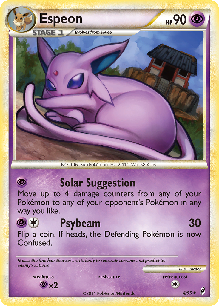 Espeon (4) [Call of Legends] Reverse Holofoil - Deck Out Gaming
