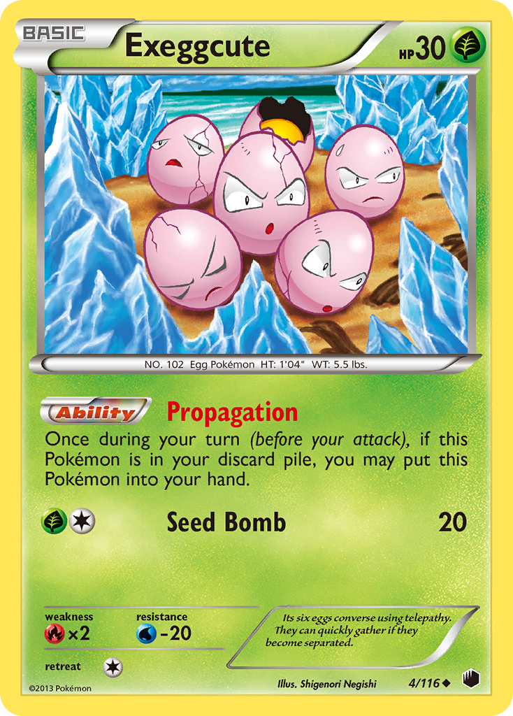 Exeggcute (4) [Plasma Freeze] Reverse Holofoil - Deck Out Gaming