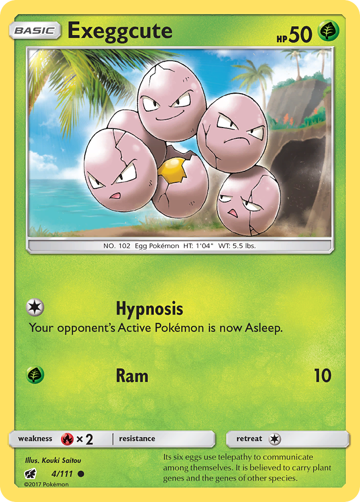 Exeggcute (4) [SM - Crimson Invasion] Reverse Holofoil - Deck Out Gaming