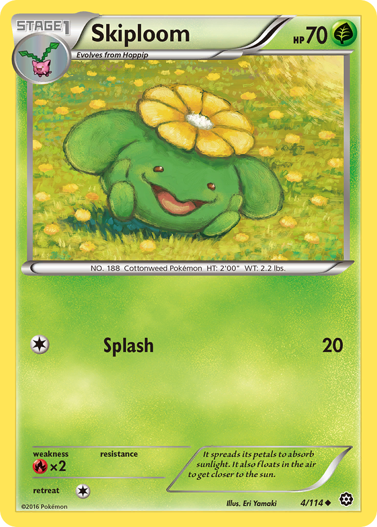 Skiploom (4) [XY - Steam Siege] - Deck Out Gaming