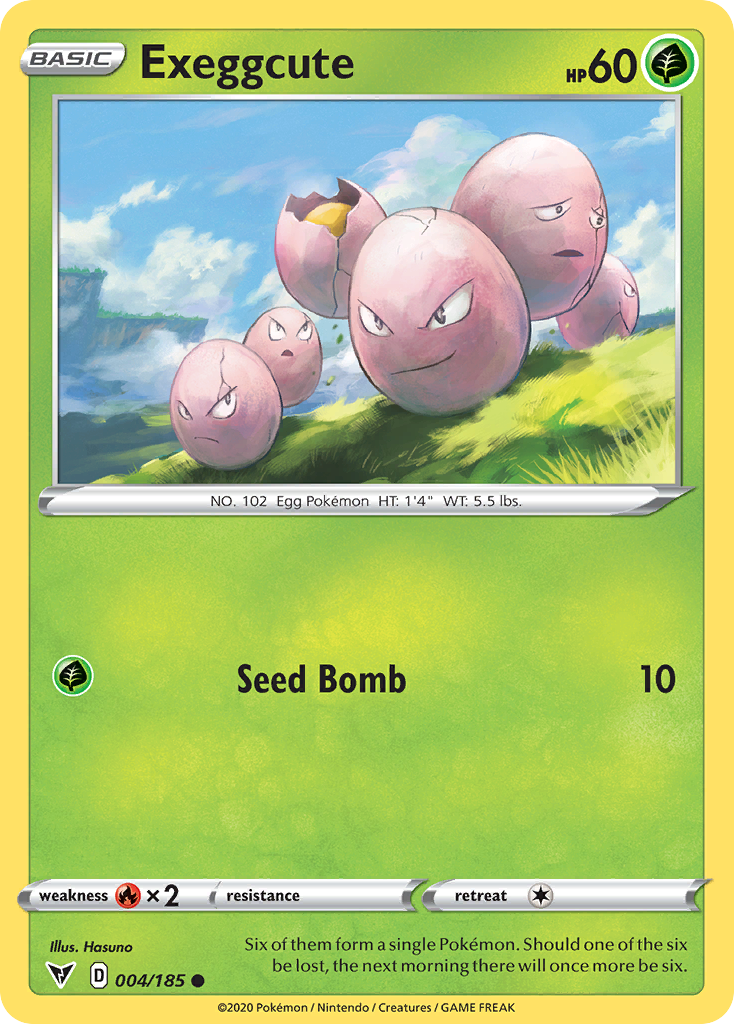 Exeggcute [SWSH04: Vivid Voltage] Reverse Holofoil - Deck Out Gaming