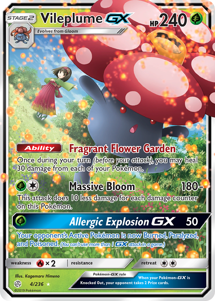 Vileplume GX (4/236) [SM - Cosmic Eclipse] - Deck Out Gaming