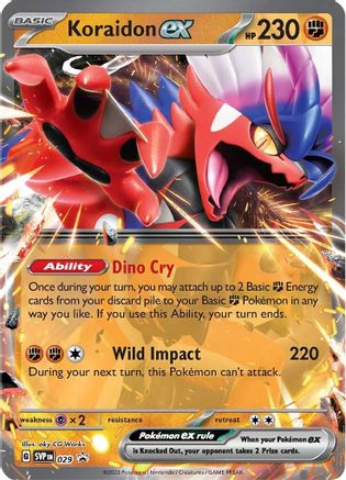 Koraidon ex (SVP029) [SV: Scarlet & Violet Promo Cards] Holofoil - Deck Out Gaming