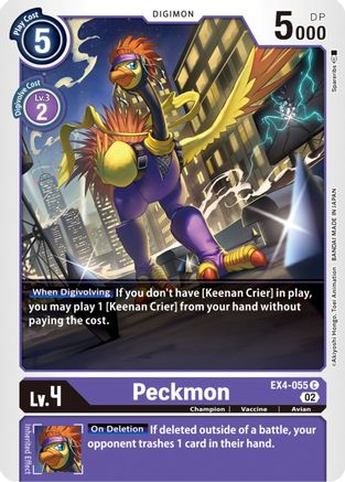 Peckmon (EX4-055) [Alternative Being Booster]