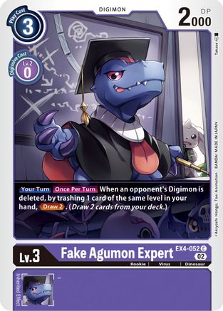 Fake Agumon Expert (EX4-052) [Alternative Being Booster]