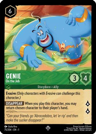 Genie - On the Job (75/204) [The First Chapter] Cold Foil - Deck Out Gaming