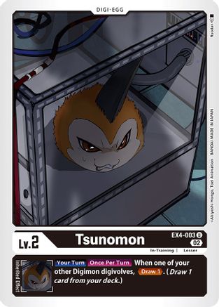 Tsunomon (EX4-003) [Alternative Being Booster]