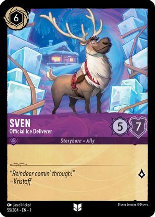 Sven - Official Ice Deliverer (55/204) [The First Chapter] Cold Foil - Deck Out Gaming