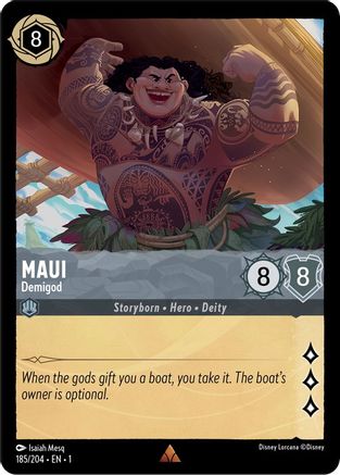 Maui - Demigod (185/204) [The First Chapter] Cold Foil - Deck Out Gaming