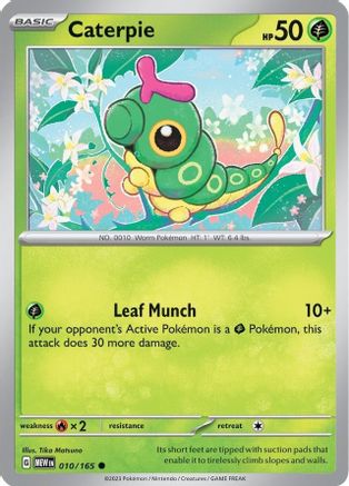 Caterpie (10) [SV: Scarlet and Violet 151] Reverse Holofoil - Deck Out Gaming