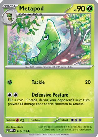 Metapod (11) [SV: Scarlet and Violet 151] - Deck Out Gaming