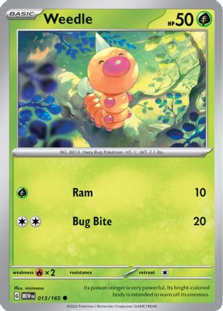 Weedle (13) [SV: Scarlet and Violet 151] - Deck Out Gaming