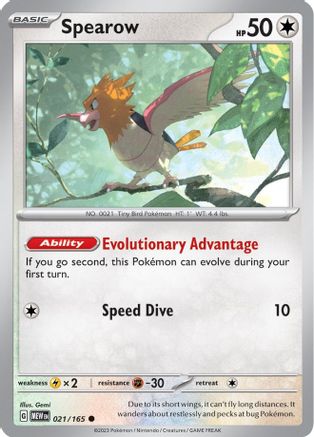 Spearow (21) [SV: Scarlet and Violet 151] - Deck Out Gaming