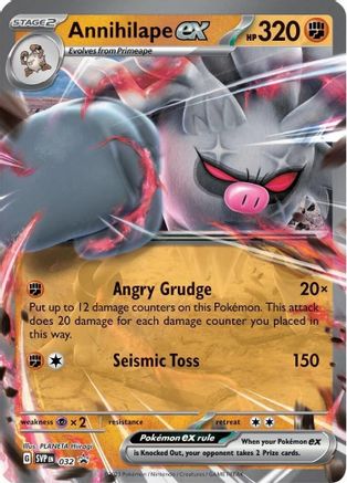 Annihilape ex - 032 (32) [SV: Scarlet & Violet Promo Cards] Holofoil - Deck Out Gaming