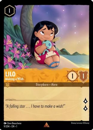 Lilo - Making a Wish (9/204) [The First Chapter] Cold Foil - Deck Out Gaming