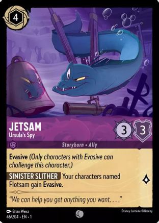 Jetsam - Ursula's Spy (46/204) [The First Chapter] - Deck Out Gaming