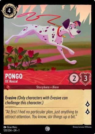 Pongo - Ol' Rascal (120/204) [The First Chapter] - Deck Out Gaming