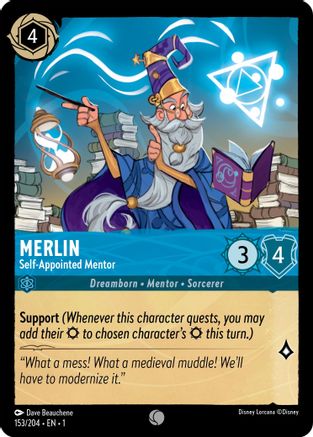 Merlin - Self-Appointed Mentor (153/204) [The First Chapter] - Deck Out Gaming