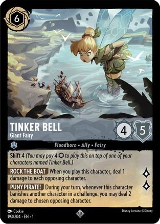 Tinker Bell - Giant Fairy (193/204) [The First Chapter] - Deck Out Gaming